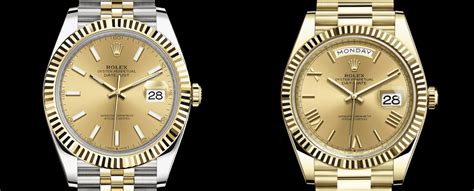 rolex datejust vs day date